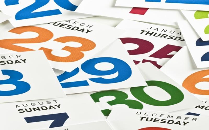 Calendar Dates (stock from Microsoft)
