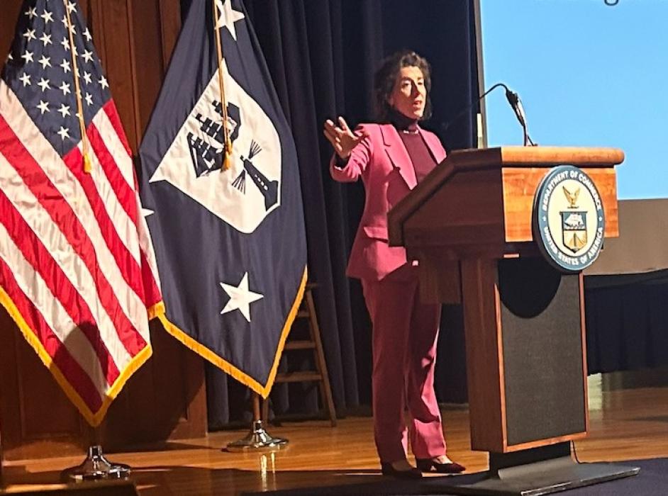 Commerce Secretary Gina Raimondo Addresses Launch of HBCU CHIPS Network 