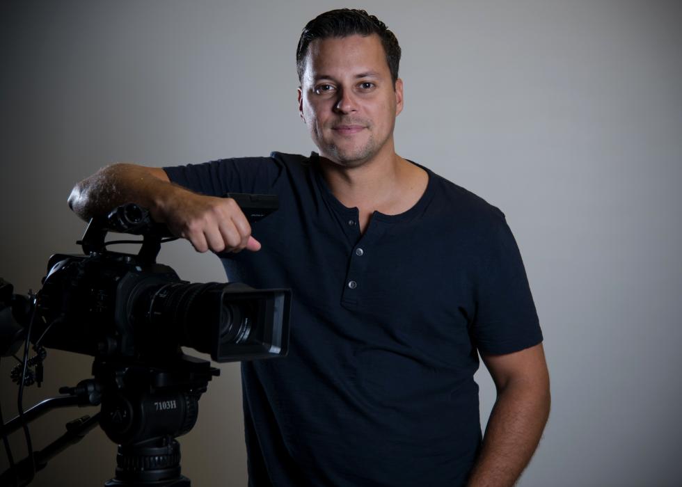 José Ricardo García, Scriptwriter and Video Director, National Institute of Standards and Technology (Photo Credit: Stoughton/NIST)