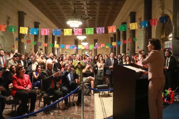 U.S. Commerce Secretary Gina Raimondo Addresses Hispanic Heritage Month Event at the Department of Commerce