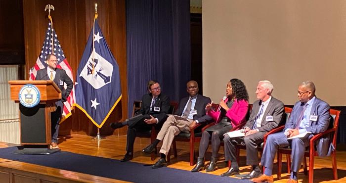 Speakers at the U.S. Commerce Department Address the Launch of the HBCU CHIPS Network.