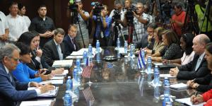 Secretary Pritzker (second from left) co-chairs the U.S.-Cuba Regulatory Dialogue meeting