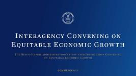 Interagency Convening on Equitable Economic Growth