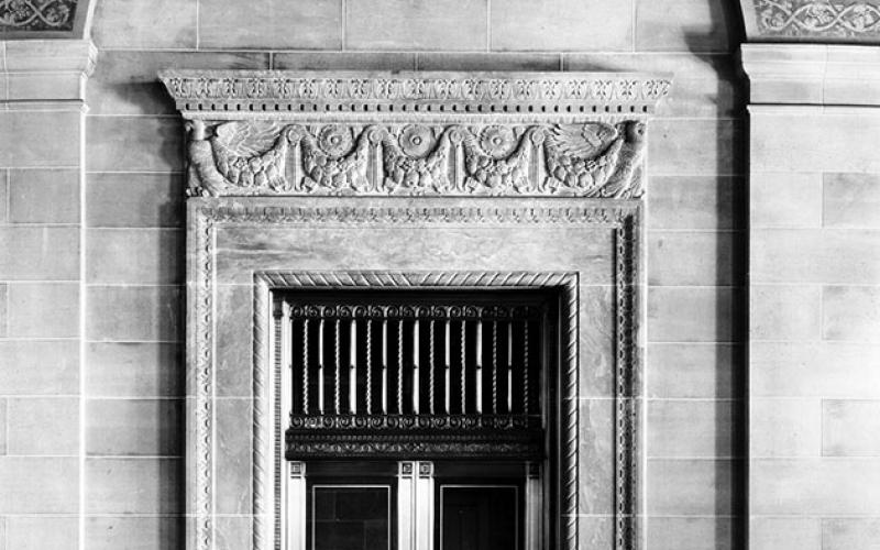 Patent Search Room Door Detail 1932