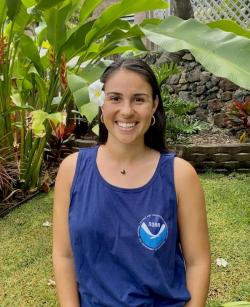 Kilali Ala'ilima Gibson, O'ahu Marine Wildlife Response Coordinator, NOAA Fisheries