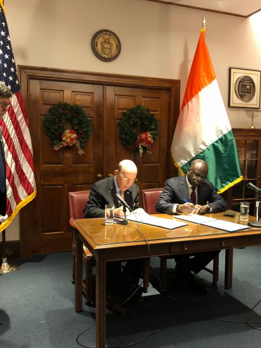 New Memorandum of Understanding with Côte d’Ivoire Slated to Strengthen the United States’ Ties to Africa