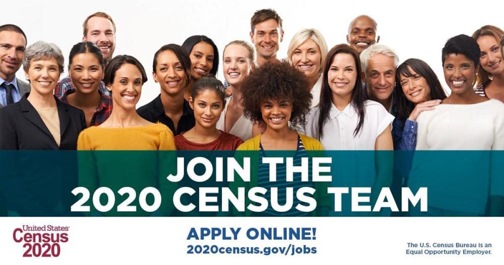 U.S. Census Bureau Graphic on 2020 Census Jobs