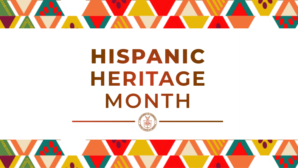 Commerce Department Logo for Hispanic Heritage Month