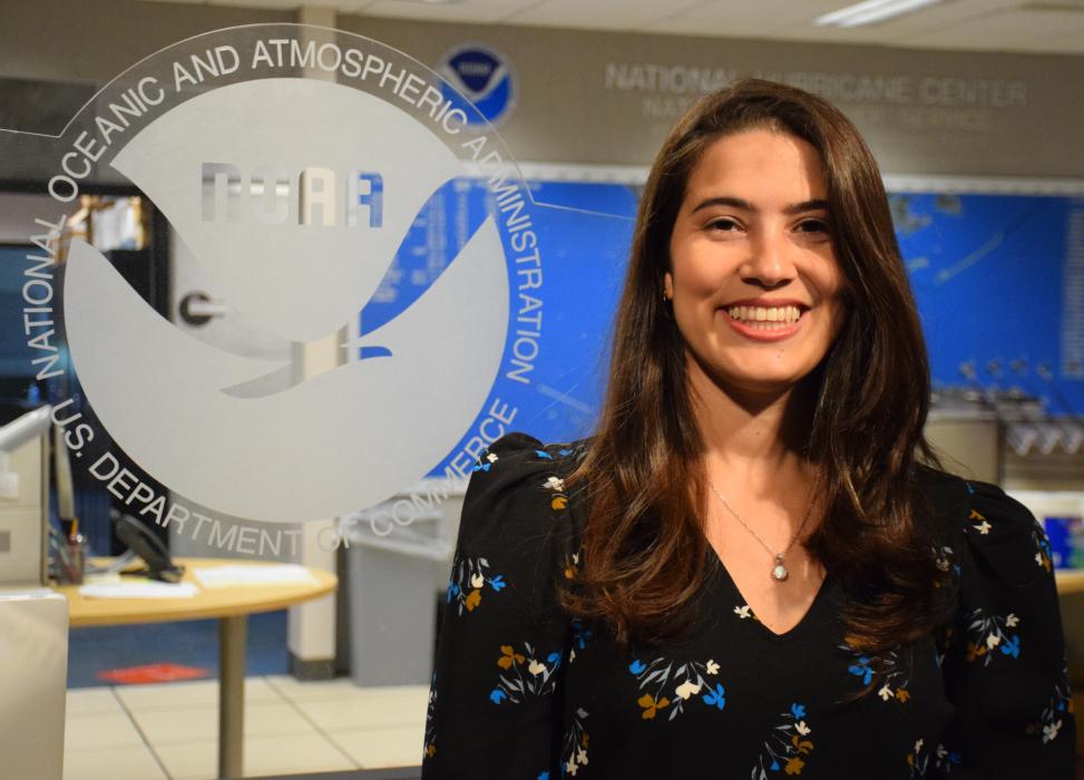 Maria Torres-Falcón, Public Affairs Officer and a bilingual spokesperson for NOAA’s National Hurricane Center in Miami, Florida