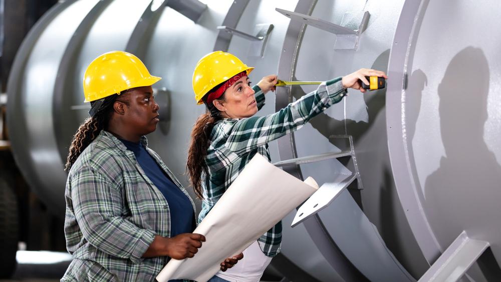 Photo of women in manufacturing