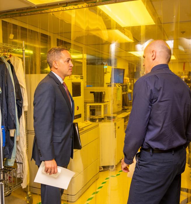 Deputy Secretary Graves visits a pair of local semiconductor businesses in Goleta, California