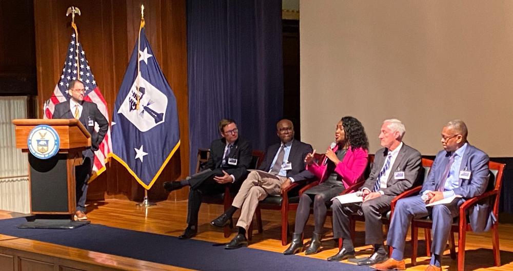 Speakers at the U.S. Commerce Department Address the Launch of the HBCU CHIPS Network.