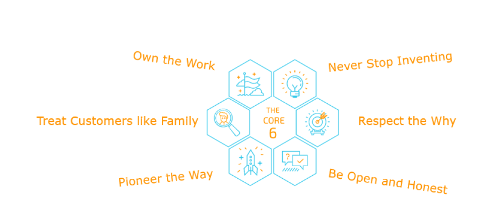 Enterprise Services Core Values: The Core 6