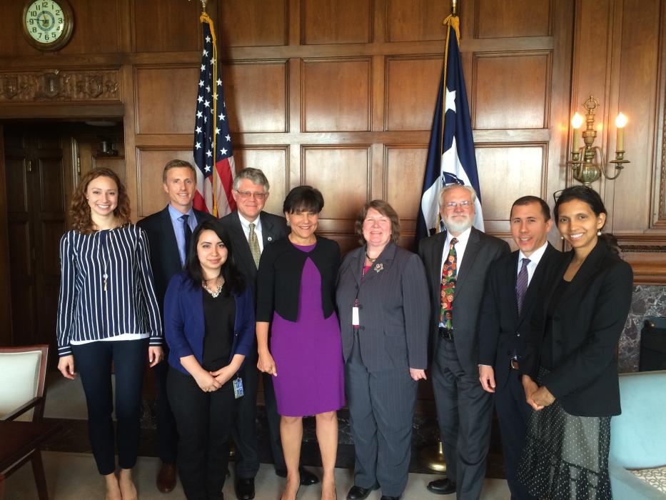 Secretary Pritzker with Commerce Employees for Public Service Recognition Week