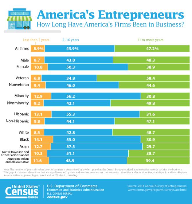 America's Entrepreneurs: How Long Have America's Firms Been in Business?