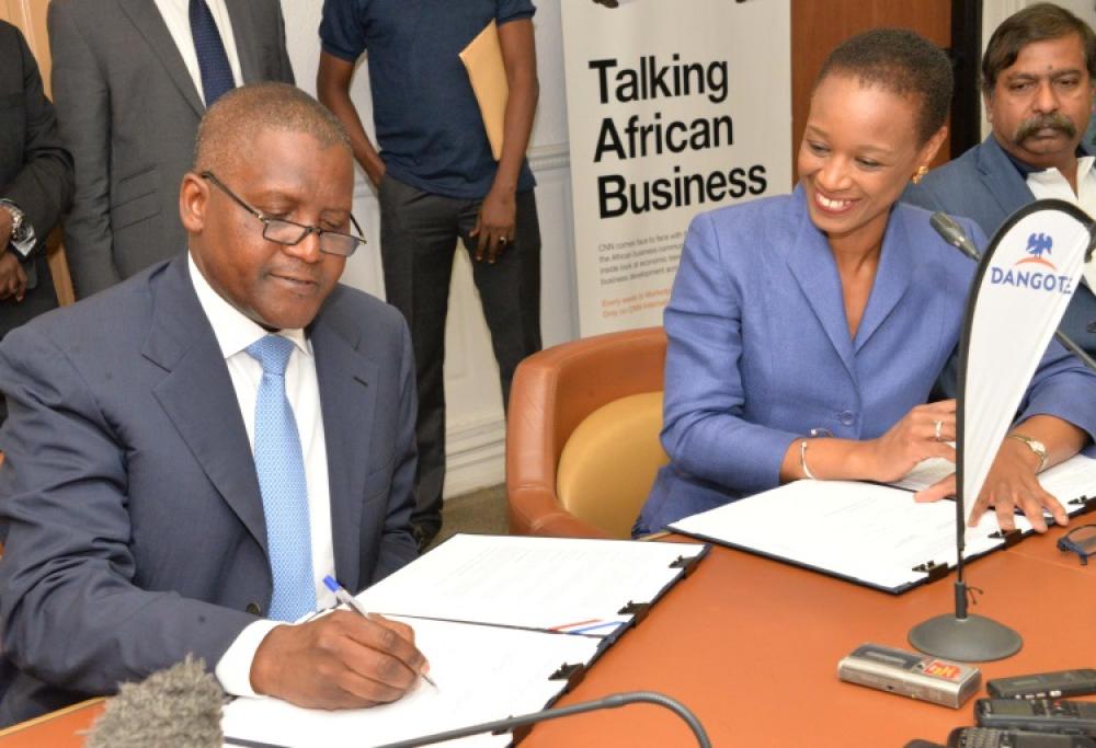 Enoh T. Ebong, Deputy Director, U.S. Trade and Development Agency Pictured at Signing Ceremony