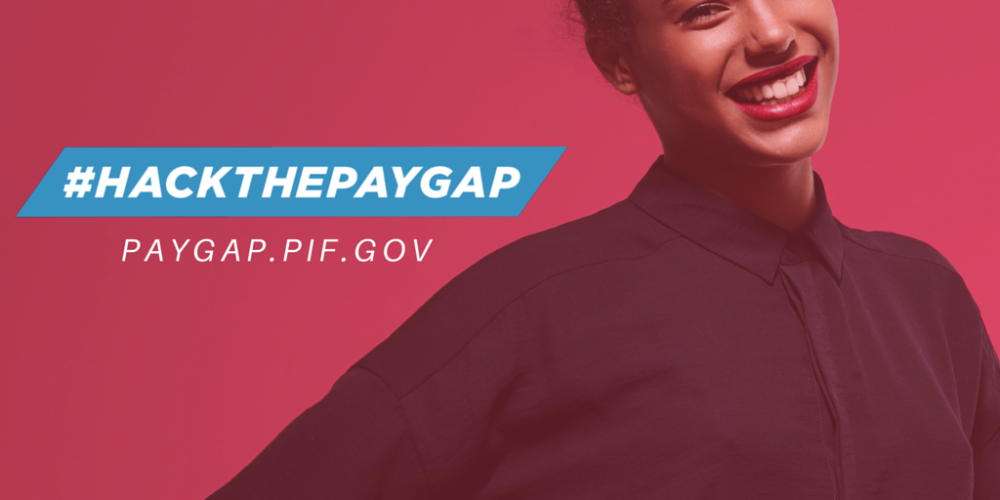 Hack the Pay Gap Logo