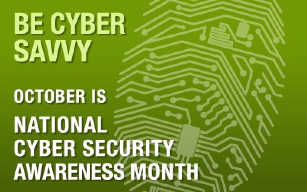 Graphic for National Cyber Security Awareness Month