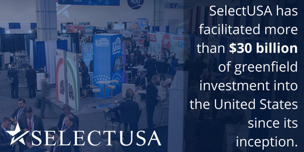 This month, the SelectUSA team hit a major milestone, having now facilitated more than $30 billion in client-verified business investment projects. 