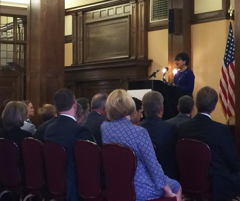 Secretary Penny Pritzker speaking to the Minnesota Business Partnership.jpg