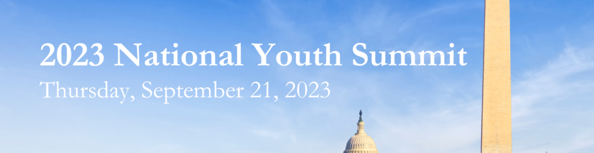 2023 National Youth Summit – September 21, 2023