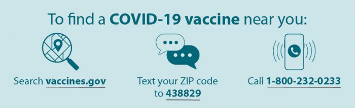 Find a Covid-19 vaccine near you