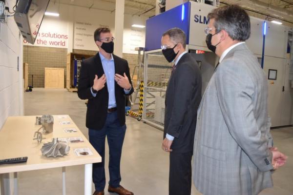 Deputy Secretary Graves at a tour of Wabtec Corporation in Pittsburgh, PA.