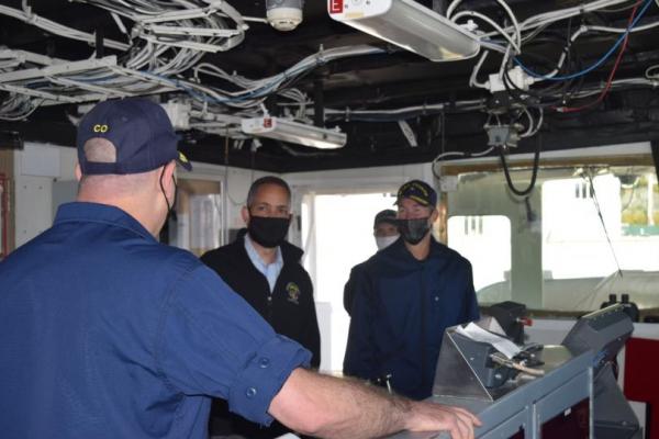 Deputy Secretary Graves at the recertification of Ketchikan as an official United States Coast Guard City.