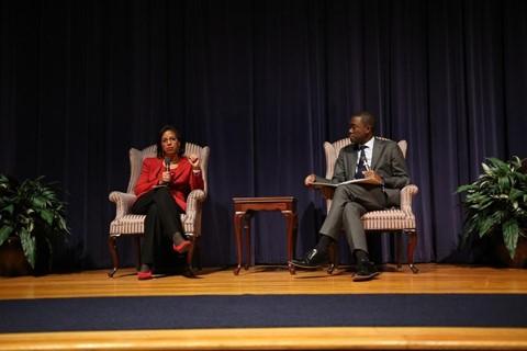 Ambassador Susan Rice and Deputy Secretary of the Treasury Wally Adeyemo