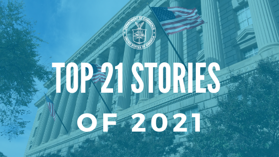 Top 21 Stories of 2021 Graphic