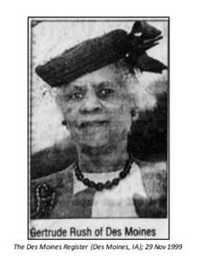 Photo of Gertrude Rush, 1910 Census Enumerator 