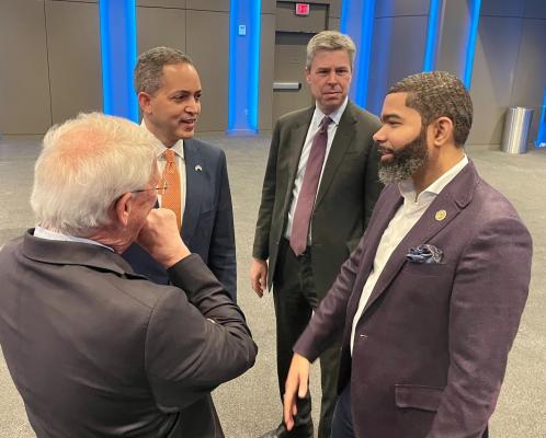 Graves, Berke, Wicker talk with Mayor Chokwe Lumumba, City of Jackson