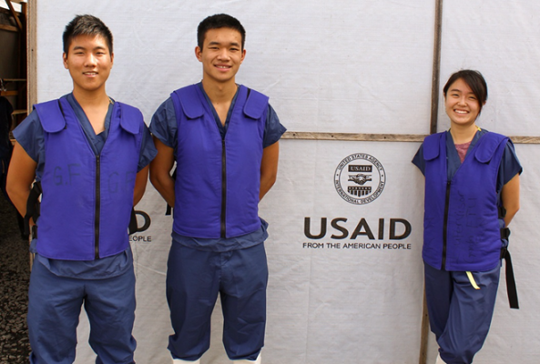 In 2014, three undergraduate students at Columbia University co-founded Kinnos Inc. after learning that human error when disinfecting surfaces was a major cause of infections in the West Africa Ebola outbreak. 