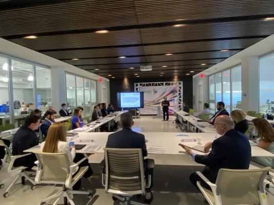 Deputy Secretary Graves attends a presentation on broadband and energy with the Puerto Rico Innovation and Technology Service (PRITS) and the Puerto Rico Office of Management and Budget. 