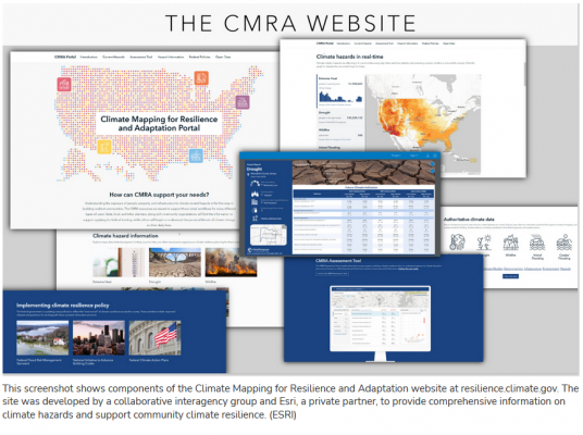 Climate Mapping for Resilience and Adaptation website