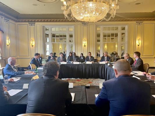 Deputy Secretary Graves also hosted a roundtable with top executives from 14 U.S. space companies on challenges and ways to grow the space economy.