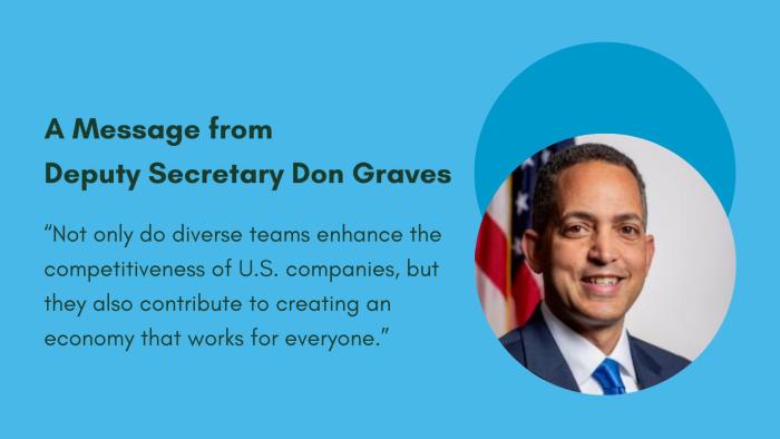A Message from Deputy Secretary Don Graves
