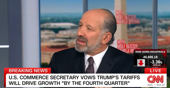 Secretary Lutnick on CNN April 3