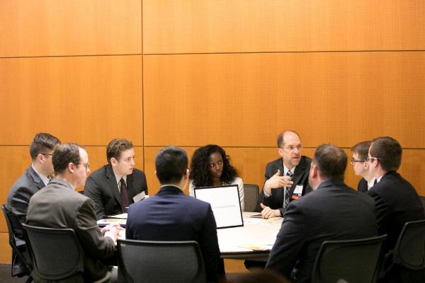 USPTO staff attorneys advise Law School Clinic Certification Program students on April 10, 2017