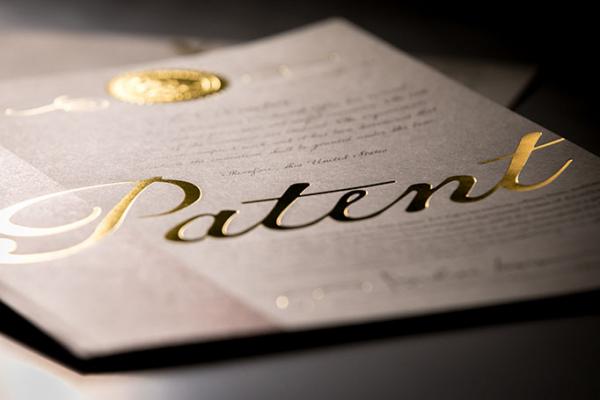 The USPTO will first issue this new patent cover, designed in-house, for patent number 10 million on June 19, 2018 (Photo by Jeff Isaacs/USPTO) The USPTO will first issue this new patent cover, designed in-house, for patent number 10 million on June 19, 2018 (Photo by Jeff Isaacs/USPTO)