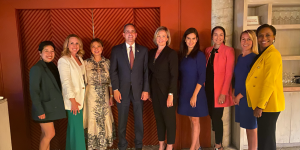 Deputy Secretary Graves joined a discussion with women asset managers at All-Places