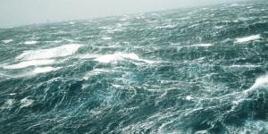 North Pacific storm waves as seen from the M/V NOBLE STAR