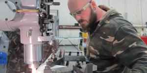 P&W employee learns machining skills at a local community college