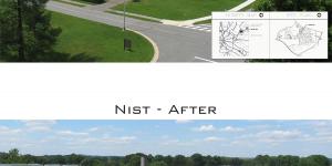 Before and After Photo of the NIST Combined Heat and Power (CHP) Plant