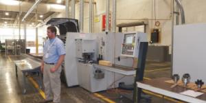 Matt Krahn who found employment after taking the Accelerated CNC Training class, offered by the Massachusetts Manufacturing Extension Partnership (MassMEP)