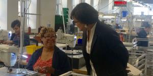 Secretary Pritzker visits the Shinola watch and leather factory in Detroit