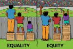 Graphic on equality and equity