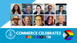 Collage of Photos of Commerce LGBTQIA+ Employees in Honor of Pride Month
