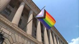 Raising the Flag in Celebration of Pride Month