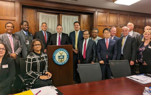 The Department of Commerce Office of Faith-Based and Neighborhood Partnerships hosts a roundtable with National Chambers of Commerce leaders.